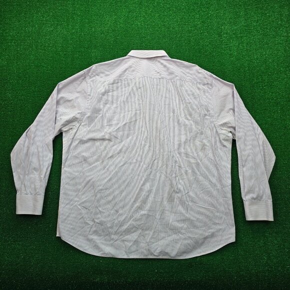 Untuckit Shirt Mens 3XL Striped‎ Button Down Long Sleeve Preppy Work Casual - Picture 9 of 9